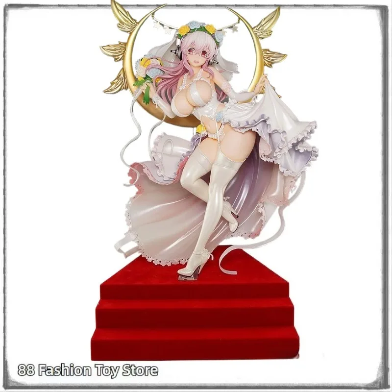 In Stock Original GSC SUPER SONICO THE ANIMATION 10th Anniversary Wedding Ver. 350mm 1/6 Ornament Statue Toy Model Collection