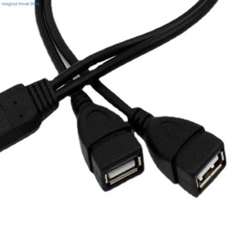 N2UB USB 2.0 Мужчина до двух USB женских кабельных USB Hubs Data & Grabing Power Splitter