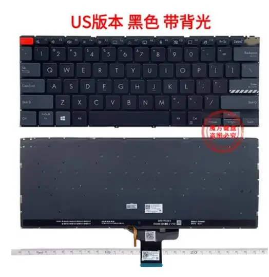 US Backlit black Keyboard for ASUS Pro14 M7400Q M4700 M4700QC M4700PC M7600 M3400 M3401 M3401Q X7400 X3400 X3400P K3400P