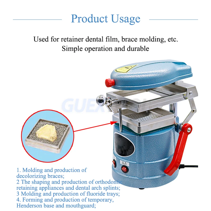 220V/110V Dental Vacuum Forming Machine Compound Machine Dental Equipment Forming Machine Vacuum Forming Machine 1000W