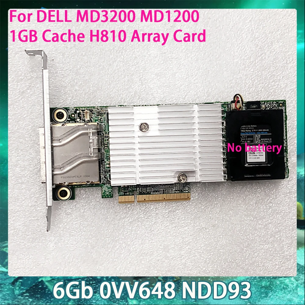 6Gb 0VV648 NDD93 For DELL MD3200 MD1200 1GB Cache H810 Array Card HBA Card Works Perfectly Fast Ship