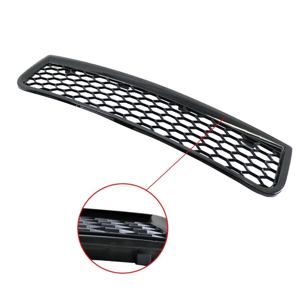 

1Pcs Matte Black Honeycomb Mesh Bumper Grille For 2002-2005 Audi A4 B6 Models 2004-2005 Audi S4 B6 Models 8E0853651F