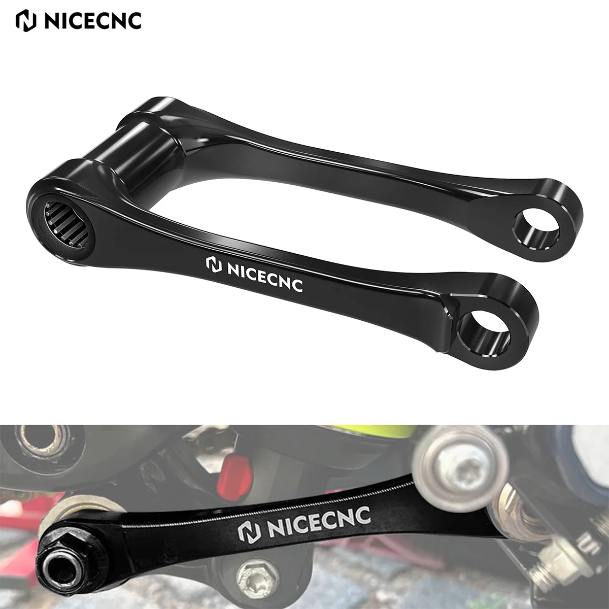 For 2024 GasGas EC300 EC250 Husqvarna TE300 FE450 KTM EXC XC-W 300 XC SX 125 450F 2023 NICECNC Motorcycle Rear Lowering Link Kit