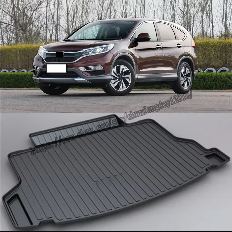 

Для Honda CRV CR-V 2012 2013 2014 2015 2016, задний черный багажник, грузовой напольный коврик, лоток