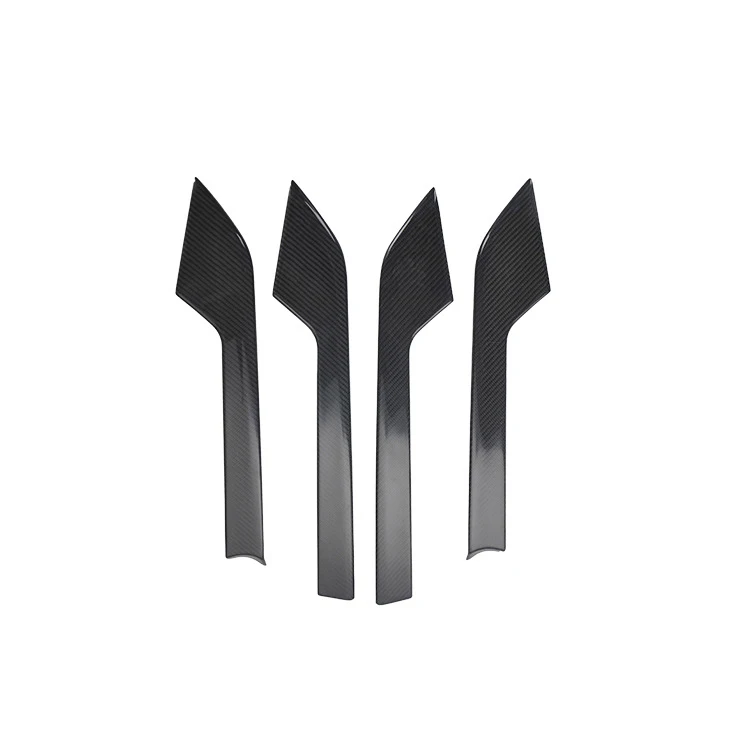 LIAO New for 2017-2025 Audi B9/A4/S4 Exclusive Carbon Fiber 7-Piece Interior Kit-Full Replacement Interior Upgrade