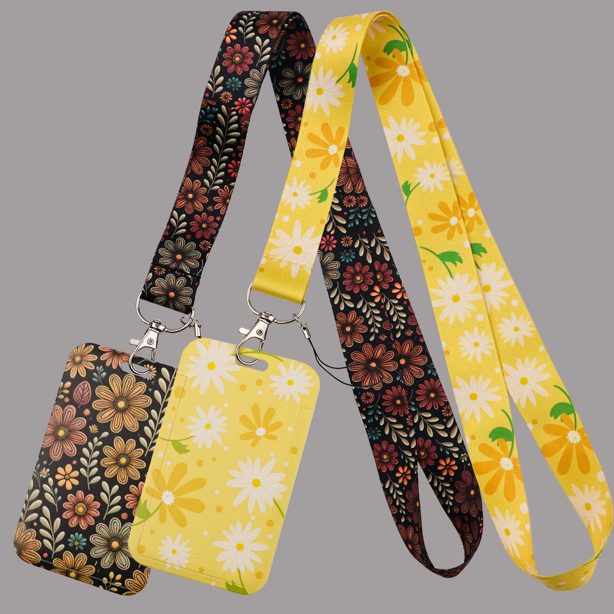 

Flower Neck Strap Lanyards for Keys ID Card Cell Phone Simple Style Strap Badge Holder Hang Rope Keychain Accessories