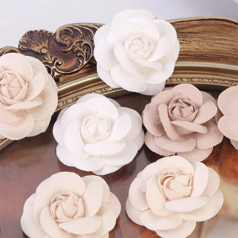 10Pcs Rose Artificial Flowers Heads Home Decor Marriage Wedding Decoration Fake Flowers DIY Craft Wreath Scrapbook Accessories