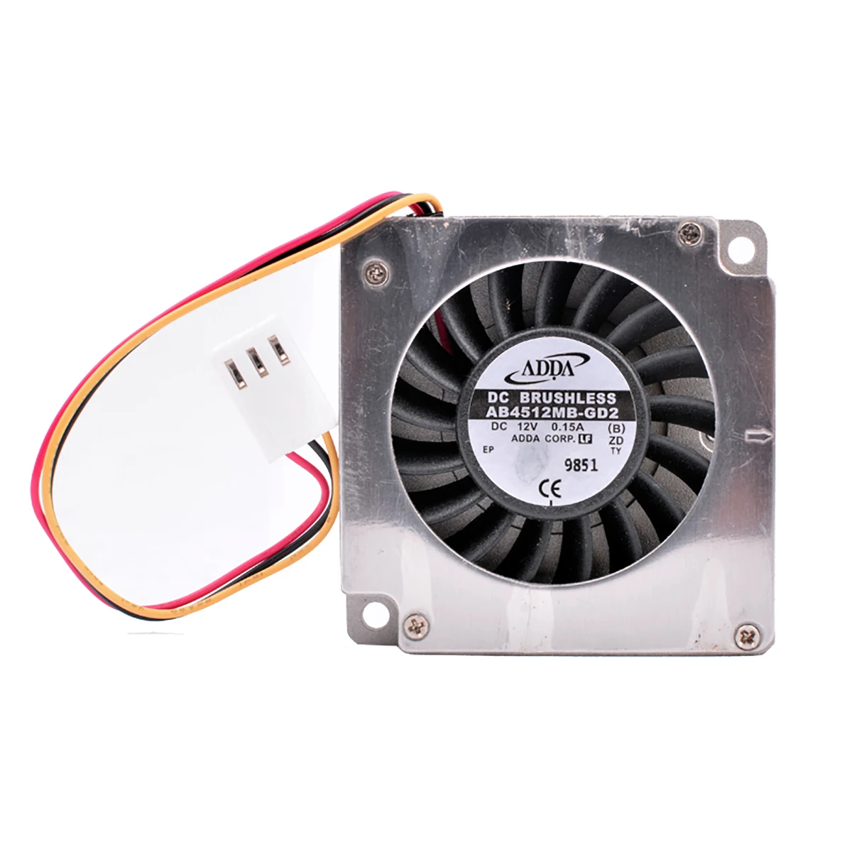 

AB4512MB-GD2 12V 0.15A 4510 aluminum shell speed measuring side blowing blower fan