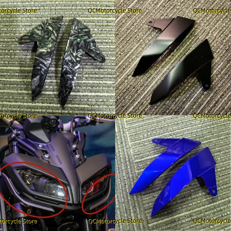 

Eyebrow Under Headlight Shrouds Fairing Cowl Panel Bracket Fit for Yamaha MT-09 FZ 09 MT09 FZ09 2017 2018 2019 2020