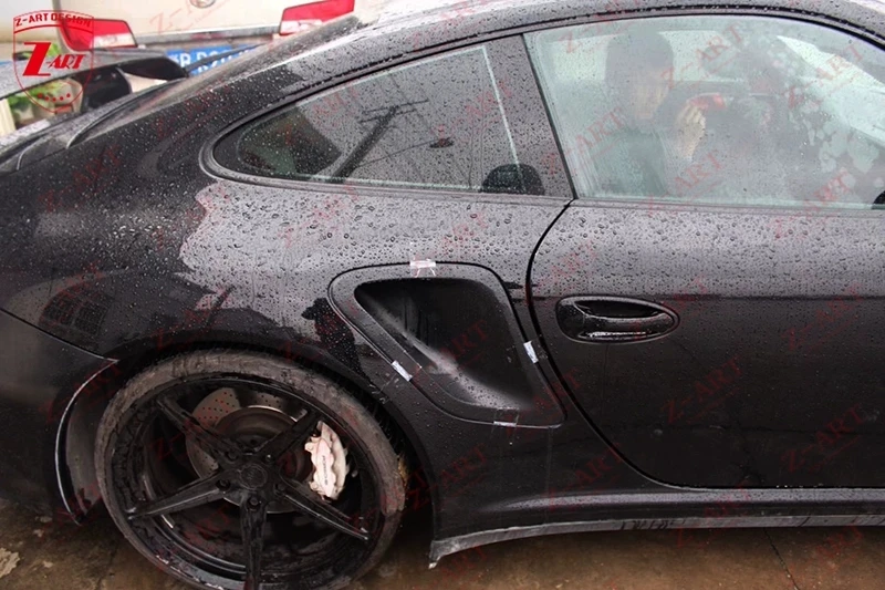 

FIT FOR 05-12 Porsche Turbo911 997 GT2 RS carbon fiber side air vent fender air intake modification