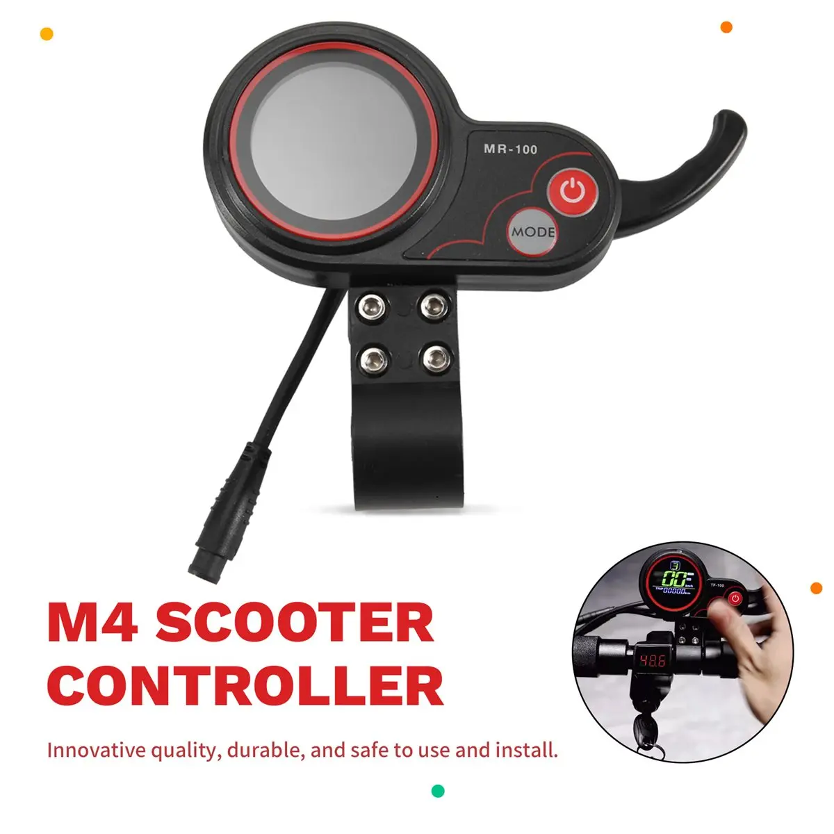 scls-36v-500w-controller-mr-100-lcd-display-dashboard-meter-for-electric-scooter-accessories