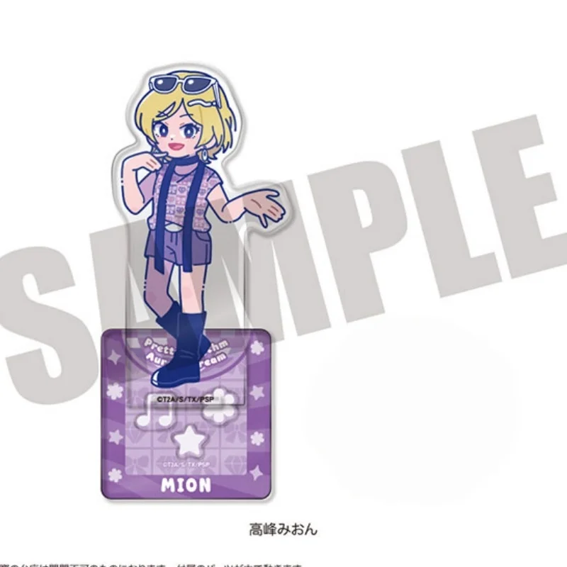 Factory Outlet Store Pretty Rhythm: Aurora Dream Anime H Mion Takamine Acrylic Figure Stand Model Desk Decor Gift Keychain 10cm