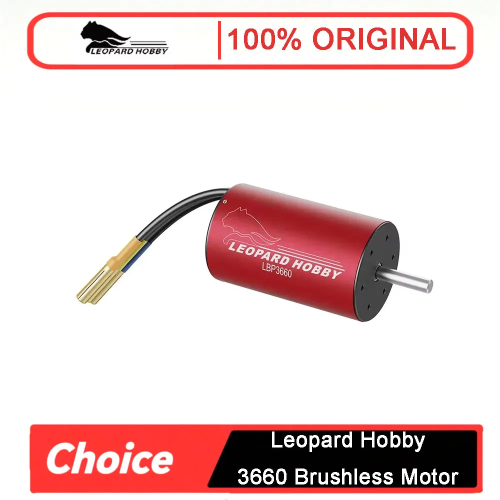 Leopard Hobby 3660 Brushless Motor 4650KV 3800KV 3180KV 2700KV Waterproof for 1/10 RC Car Truck Parts