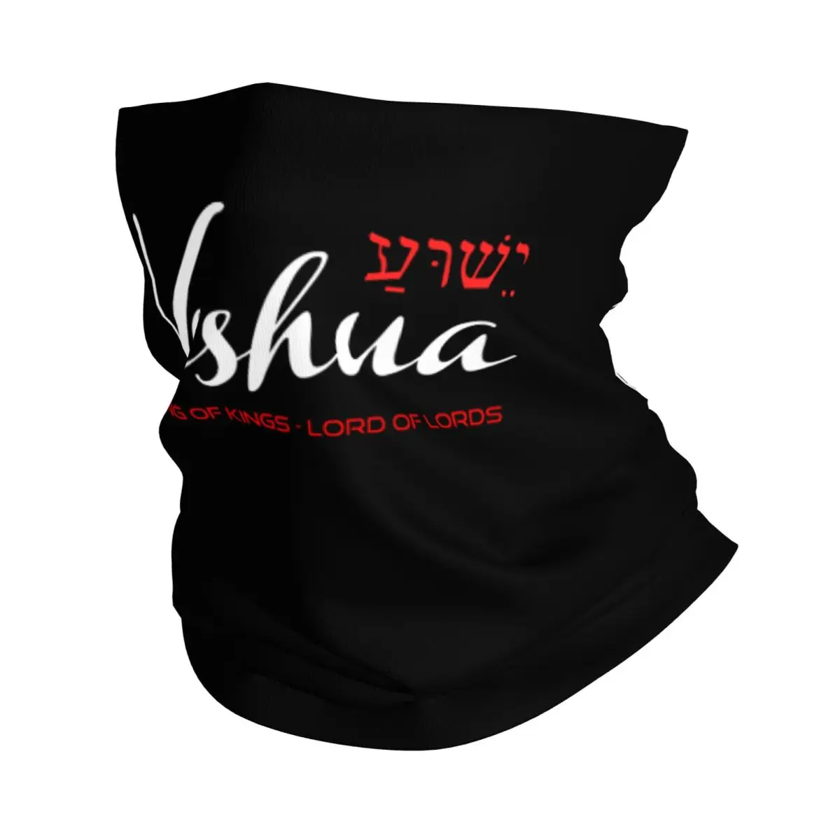 Custom Yeshua Jesus Christian Neck Gaiter Men Women Windproof Winter Bandana Scarf for Cycling