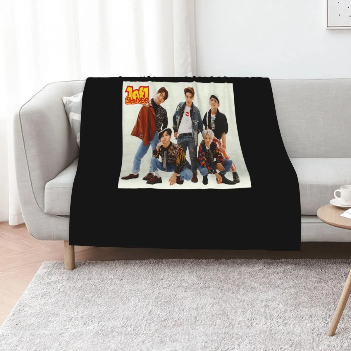 SHINee 1 OF 1 Throw Blanket Polar Baby Winter beds Bed covers Retros Sleeping Bag Blankets