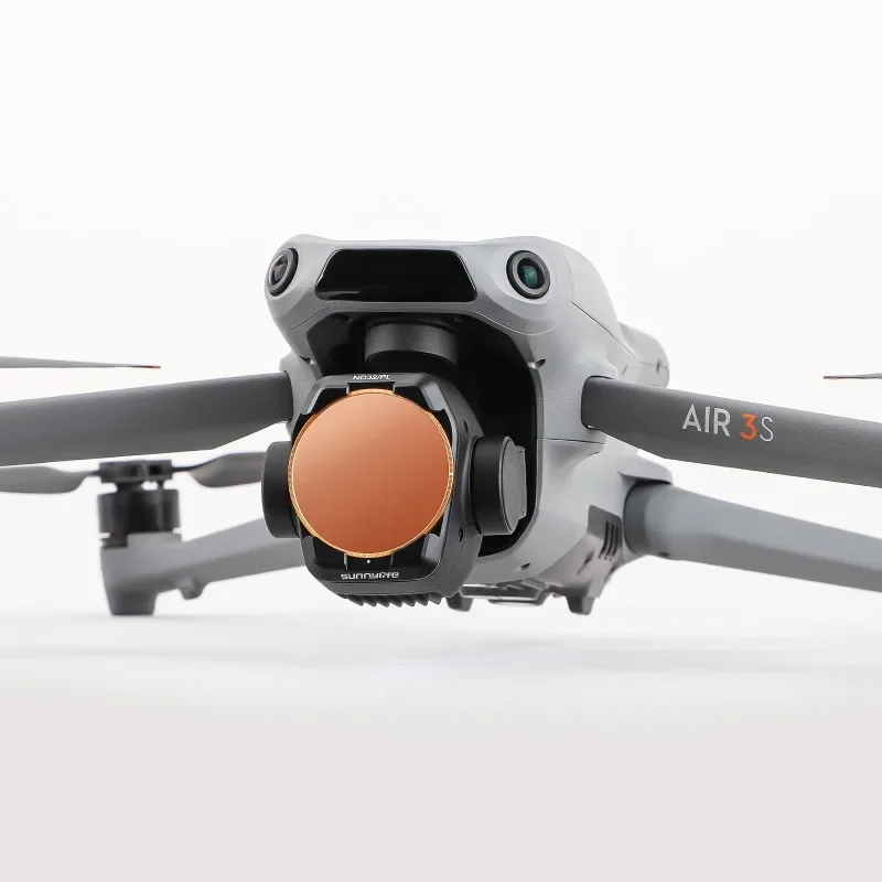 Filter lensa untuk DJI Air 3S Set Filter kamera NDPL UV ND8/16/32/64 ND yang dapat disesuaikan Aksesori Drone untuk DJI Air 3S