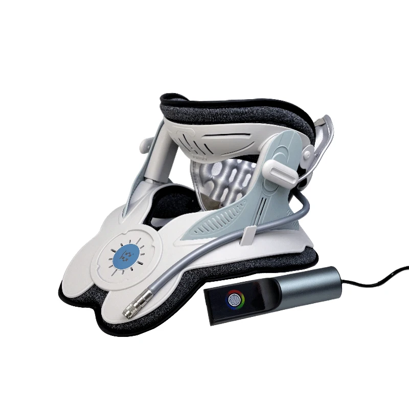 Neck Air Traction Collars and Stretchers - Relieves pain, tension, or tension in the neck and shoulders