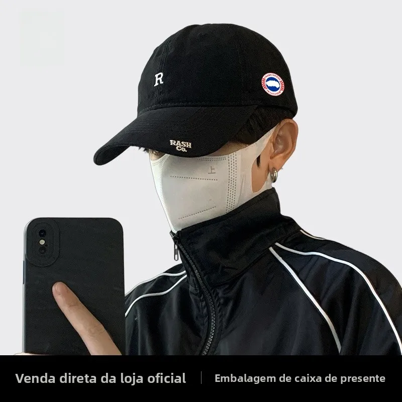 アメリカンスタイルの野球帽女性ディープクラウン大頭囲顔痩せダックビルハットカジュアル調節可能な春夏綿帽子