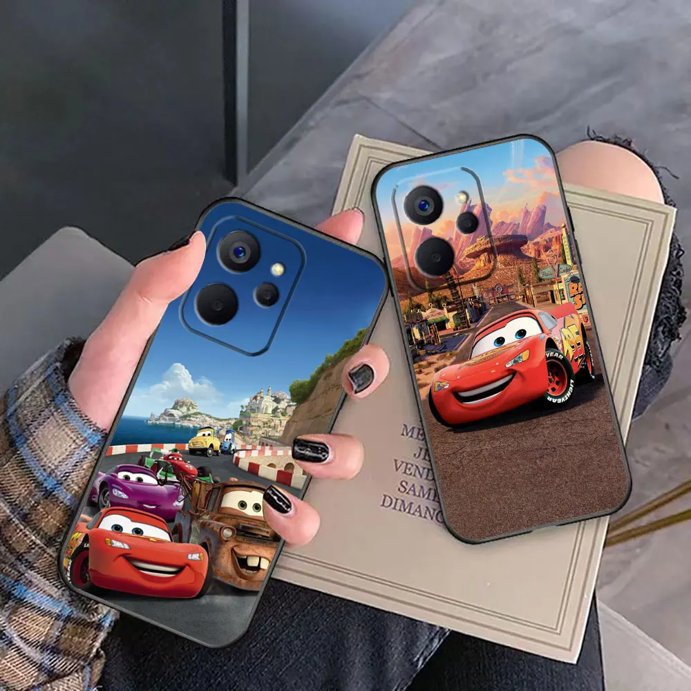 Cars Lightning McQueen Cover Phone Case For OPPO Realme 13 12 11 10 9 9i 8 8i 7 7i 6 5 5i 3 Pro Plus TPU Case Funda Capa Shell