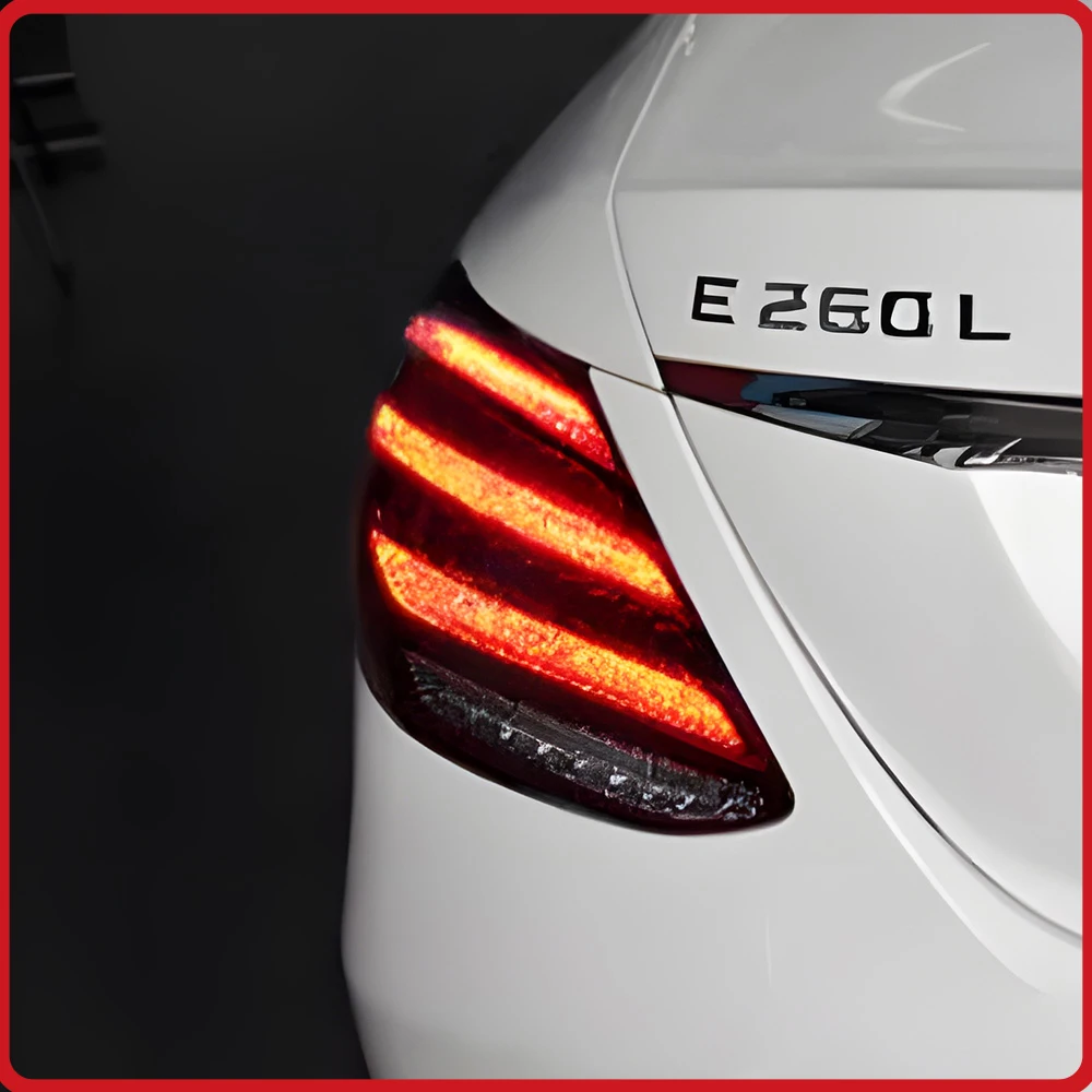 For Benz E-Class W213 2016-2020 Taillights Assembly Upgrade LED Startup Effect Streamer Turn Light Plug and Play New Style