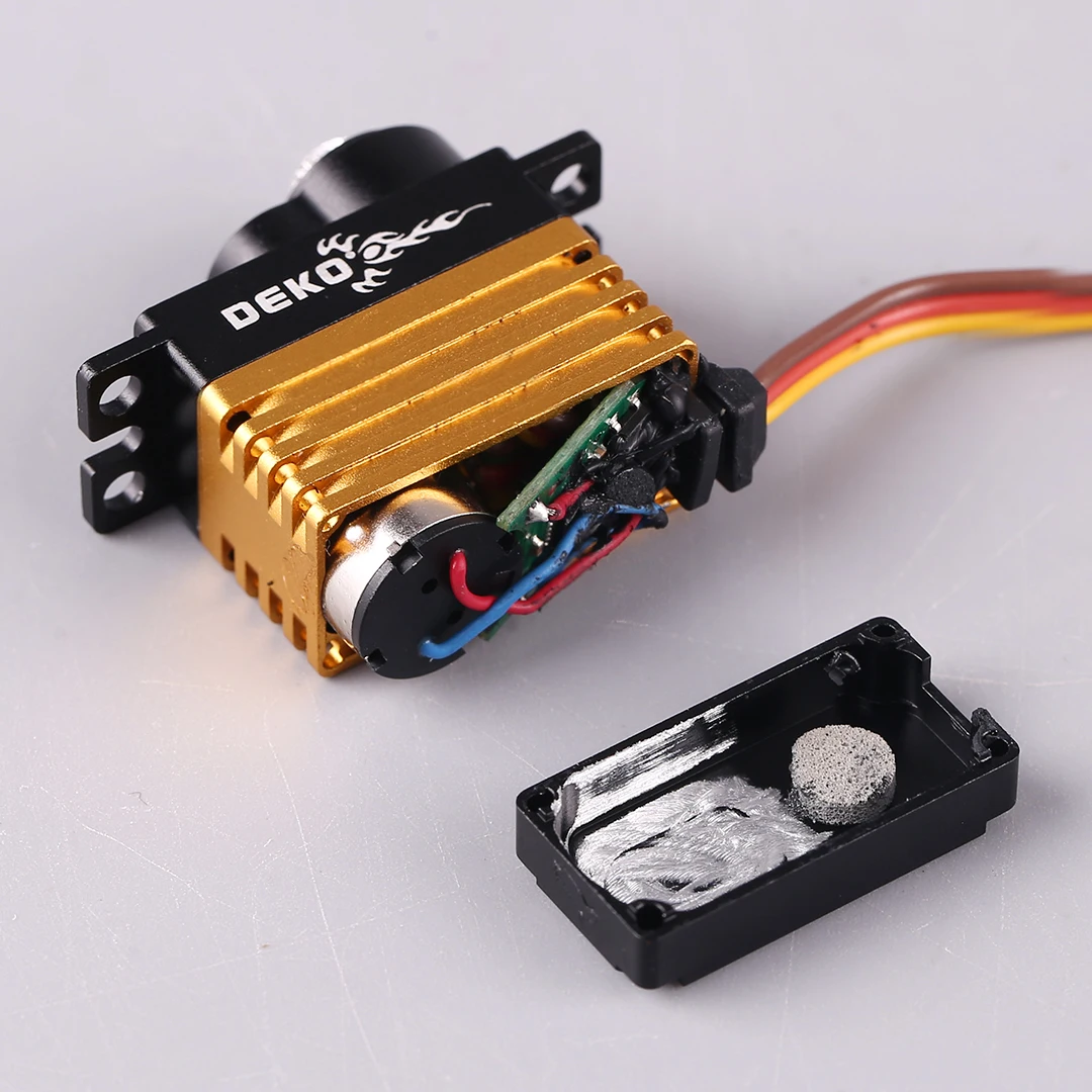 DEKO Metal High-pressure High-torque Digital Servo Steering Gear D1102 450 Helicopter/30E Fixed-wing Steering Gear