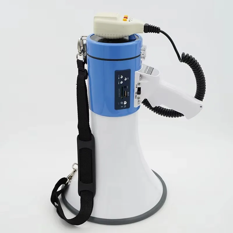 

【2026】Оптовая продажа от производителя: портативный громкоговоритель/мегафон для уличной рекламы HW-66SRUBT-2 со встроенным микрофоном