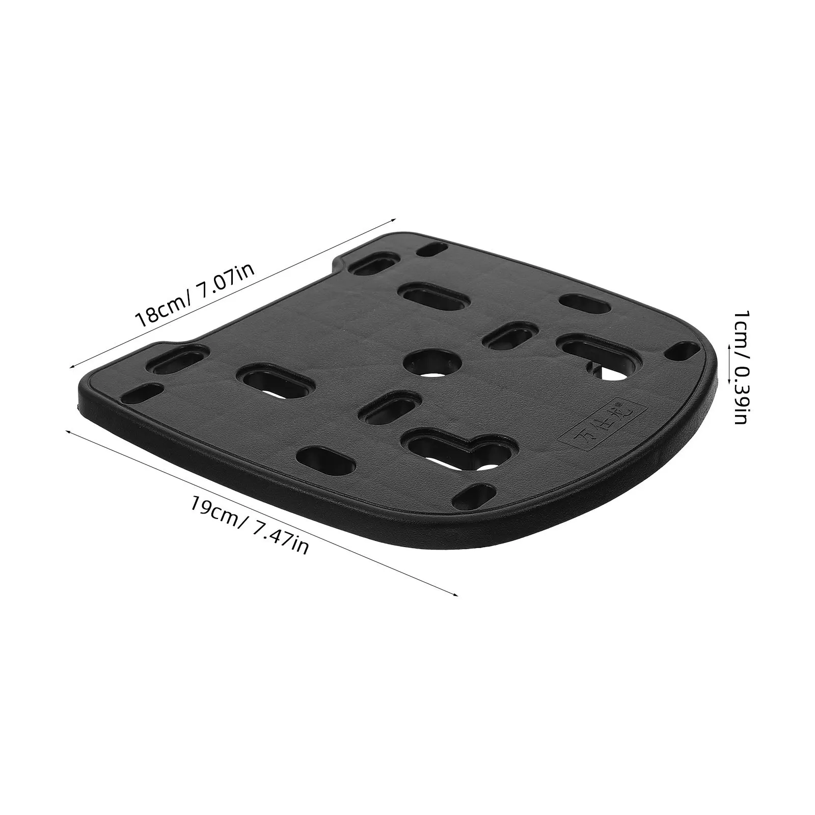 

1Set Motorcycle Rear Top Box Mount Kit Strong Thickened Base Plate Compatible with Universal Luggage Rack Accessories