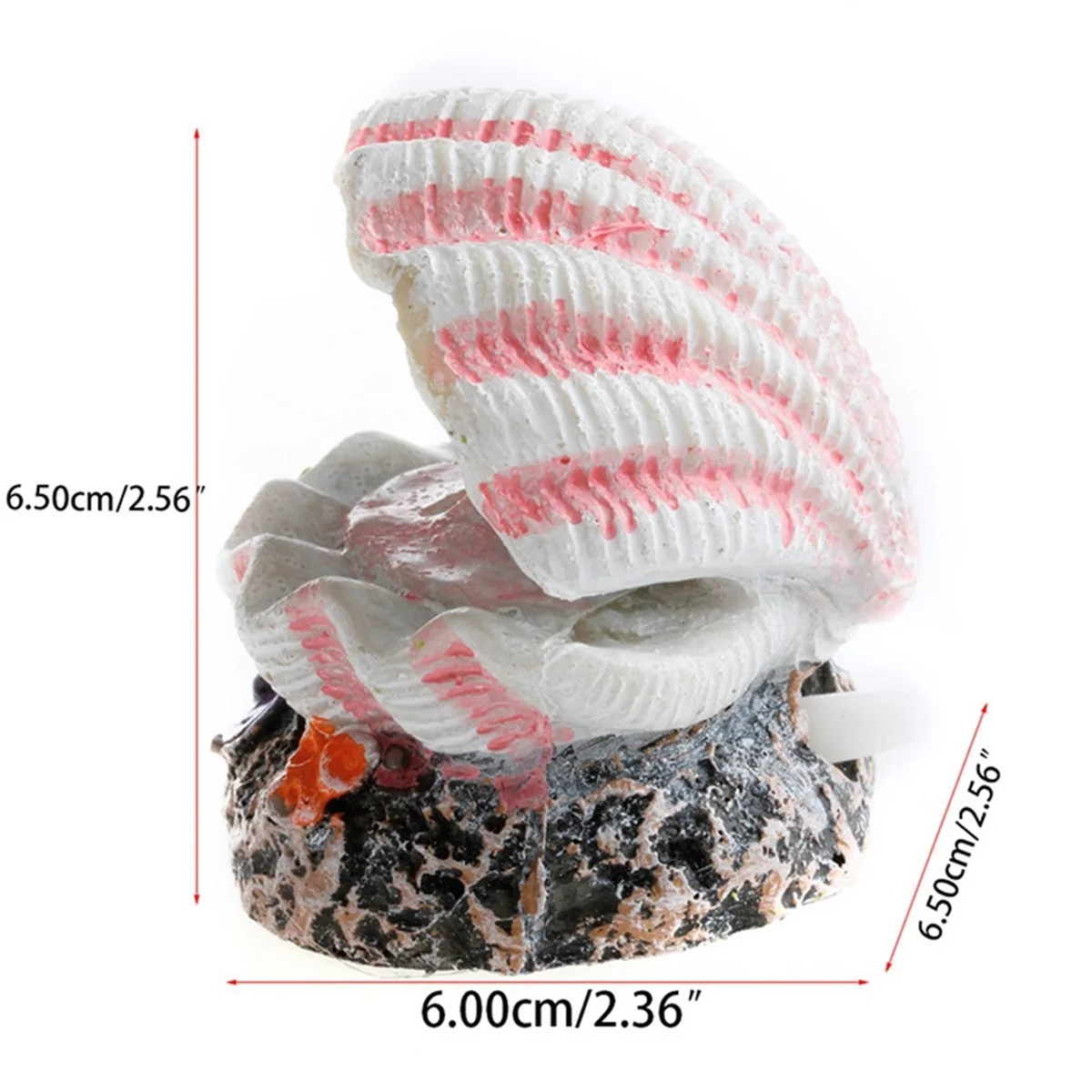 Aquarium Volcano-Shape Air Bubble Stone Oxygen Pump Decoration Ring Stone Tank Plate Air Pump Fish Tank Decoration