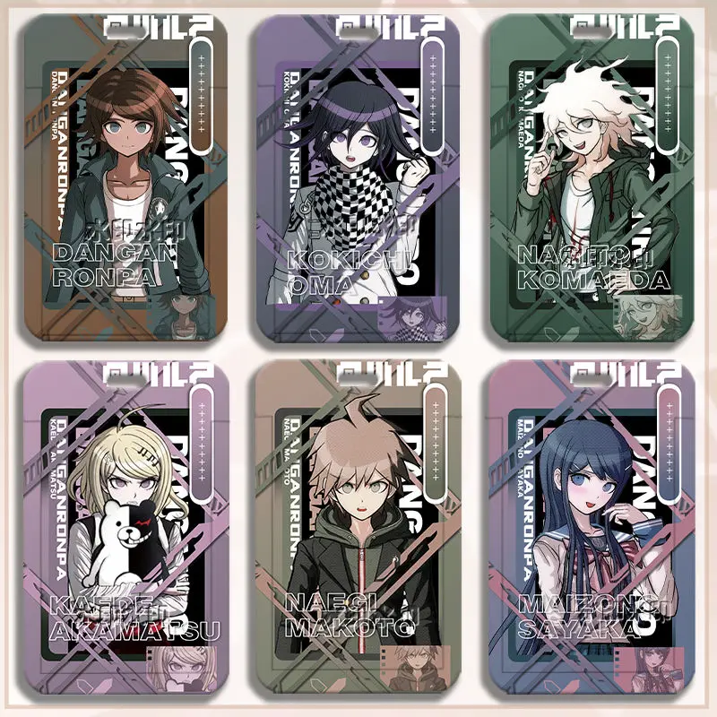 Anime Danganronpa Nagito Komaeda Nanami ChiaKi Card Protector ID Card Holder Neck Strap Pendant Work Credential Case