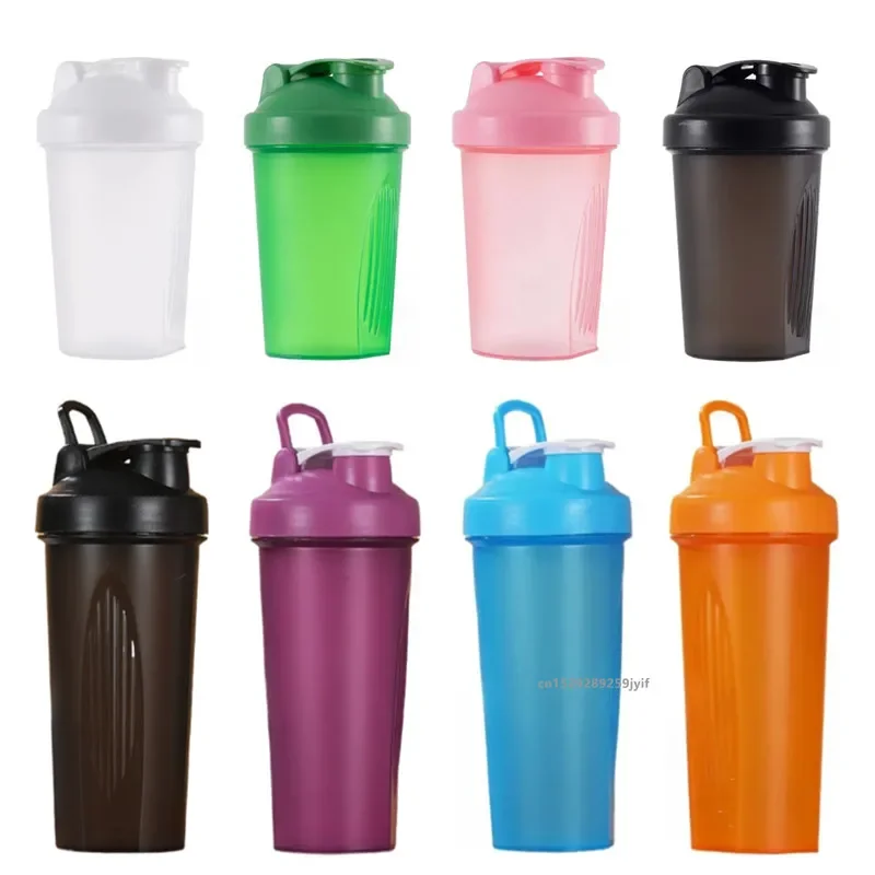 Shaker Bottles Sport Water Cups BPA Free Whey Protein Powder Mixer Bottle Fitness Gym Shaker Outdoor Portable Plastic Drink Cup