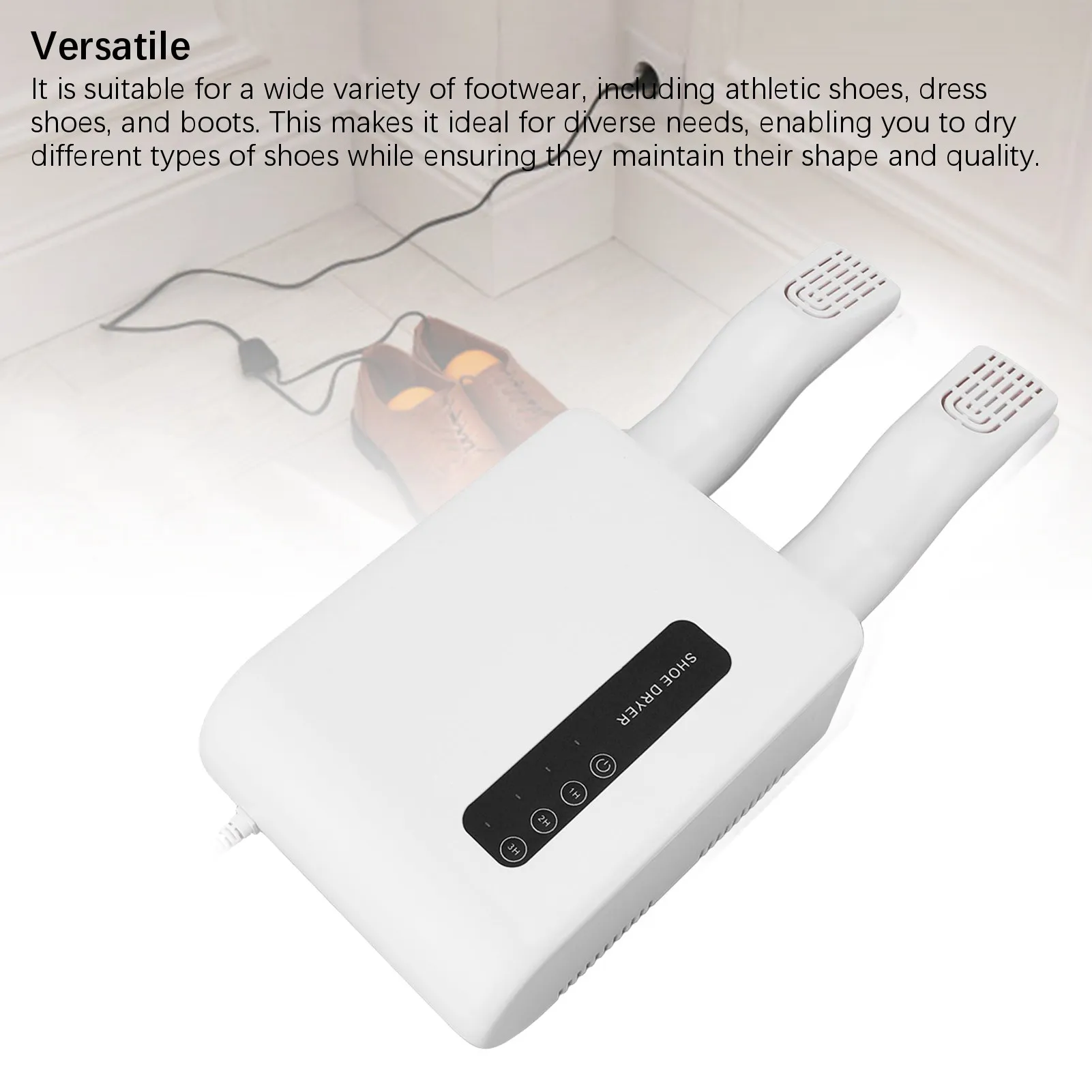 Wall Mounted Shoe Dryer Telescopic Folding Boot Warmer Fast Drying for Sneakers Leather Shoes