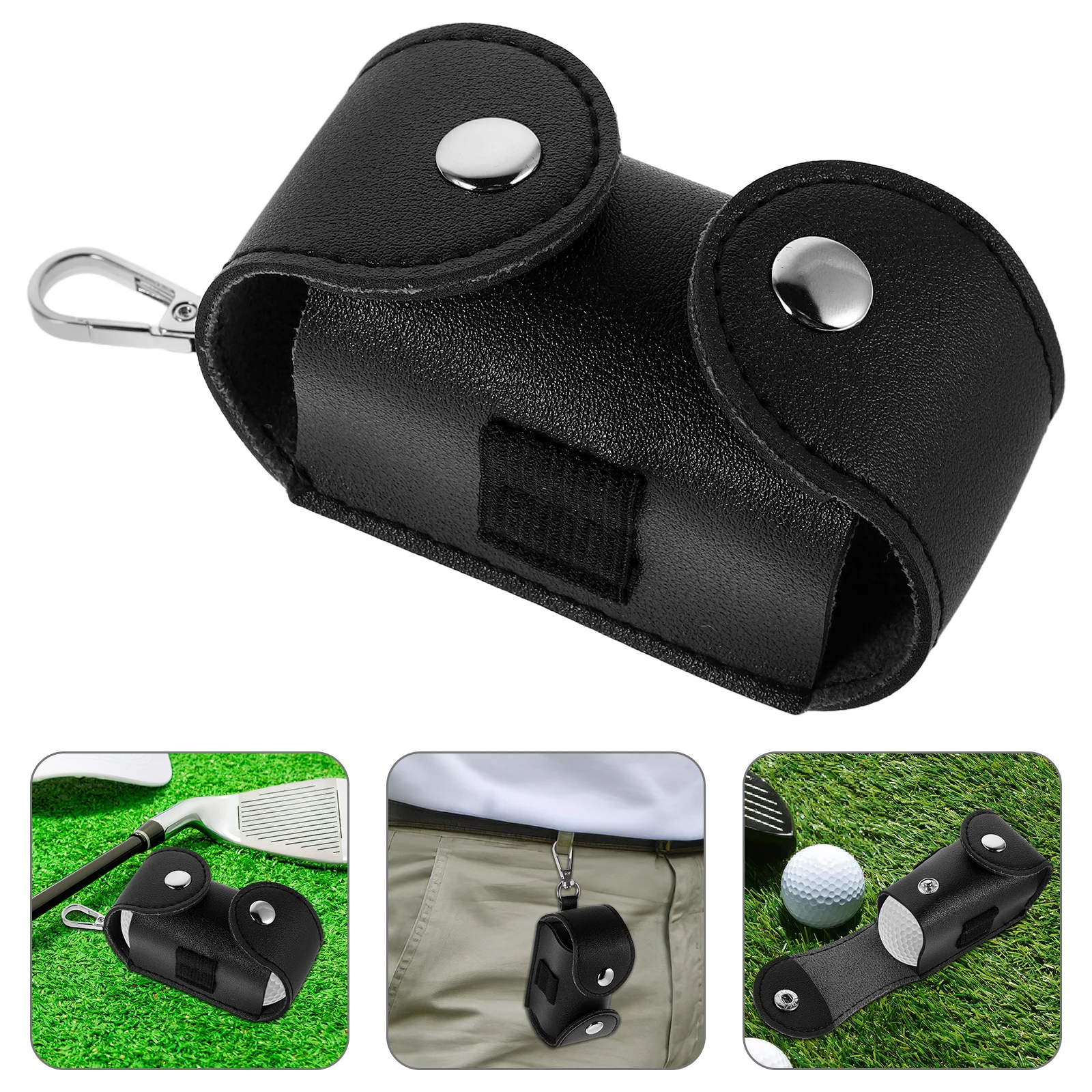 

Golf Ball Waist Bag Lightweight Utility Pouch Durable Storage Pocket Golf Tee Holder Sports Accessories Golfball Bag