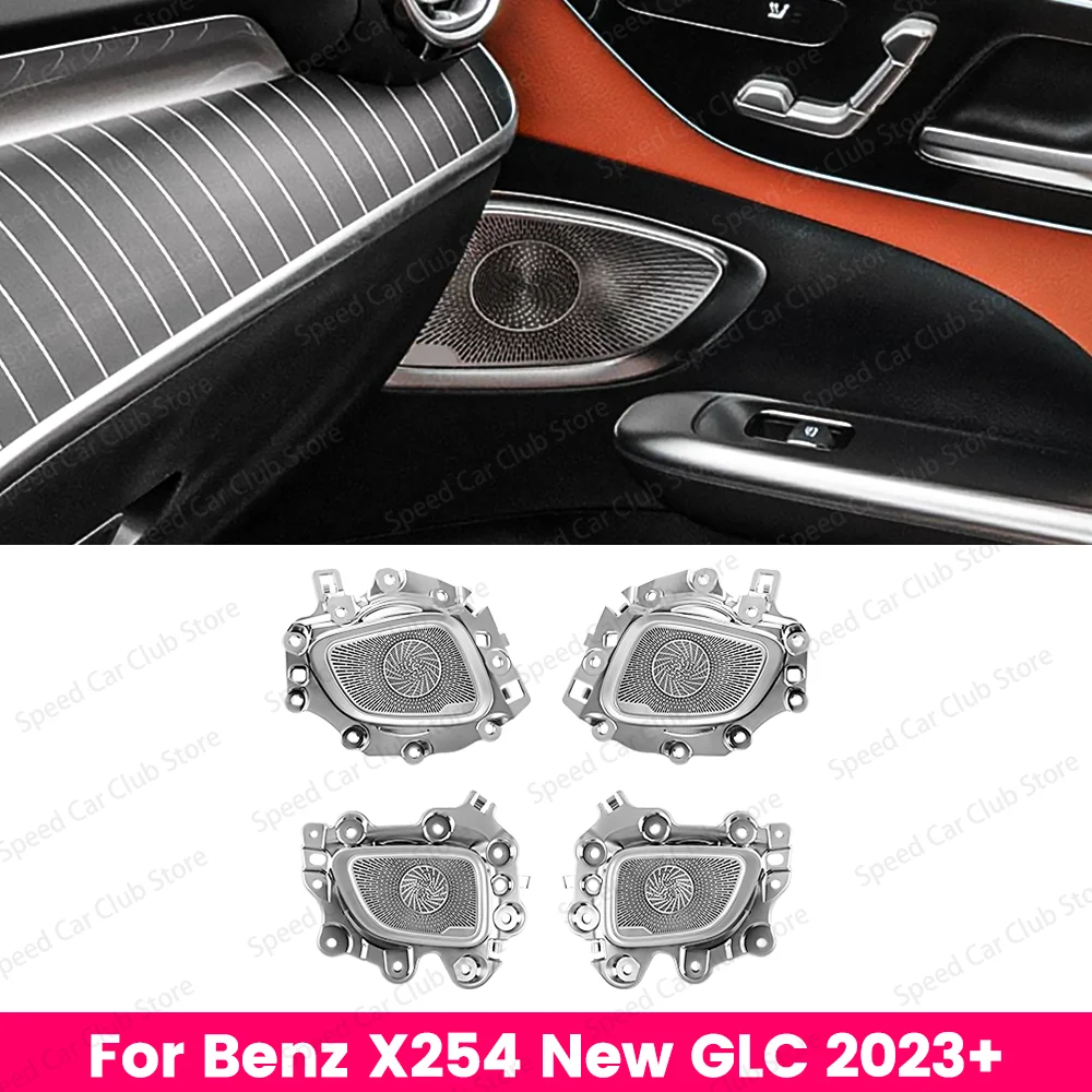 

For Mercedes Benz New GLC X254 No Light Audio Speaker Door Panel Cover Loudspeaker Cover for Vehicle