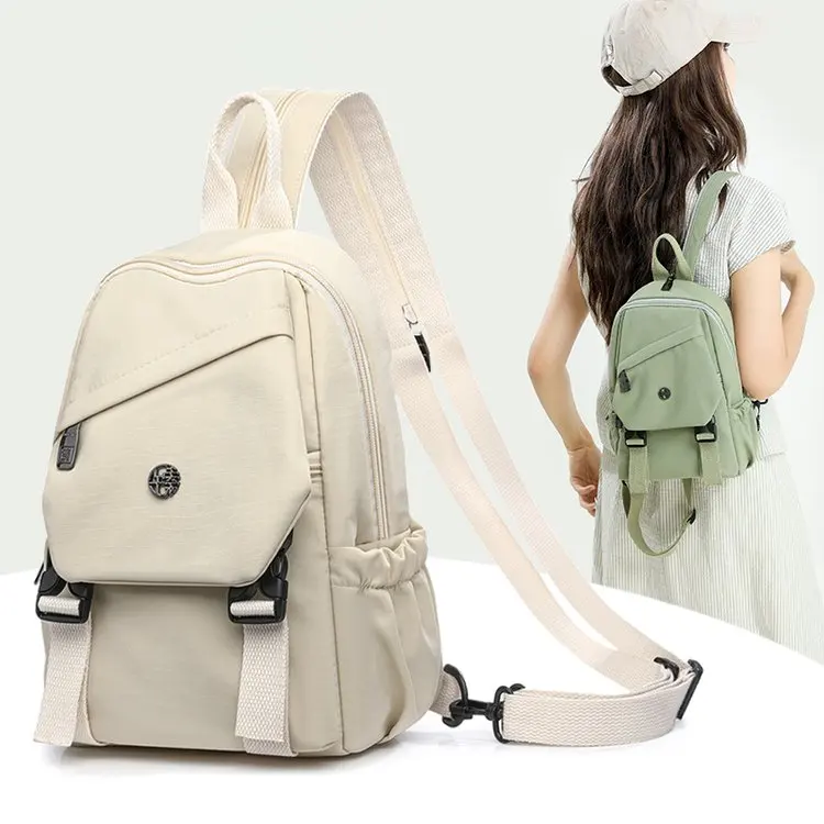 

Новинка 2025, портативная женская модная многофункциональная нагрудная сумка через плечо, простая двойная сумка через плечо, универсальная сумка для пения...