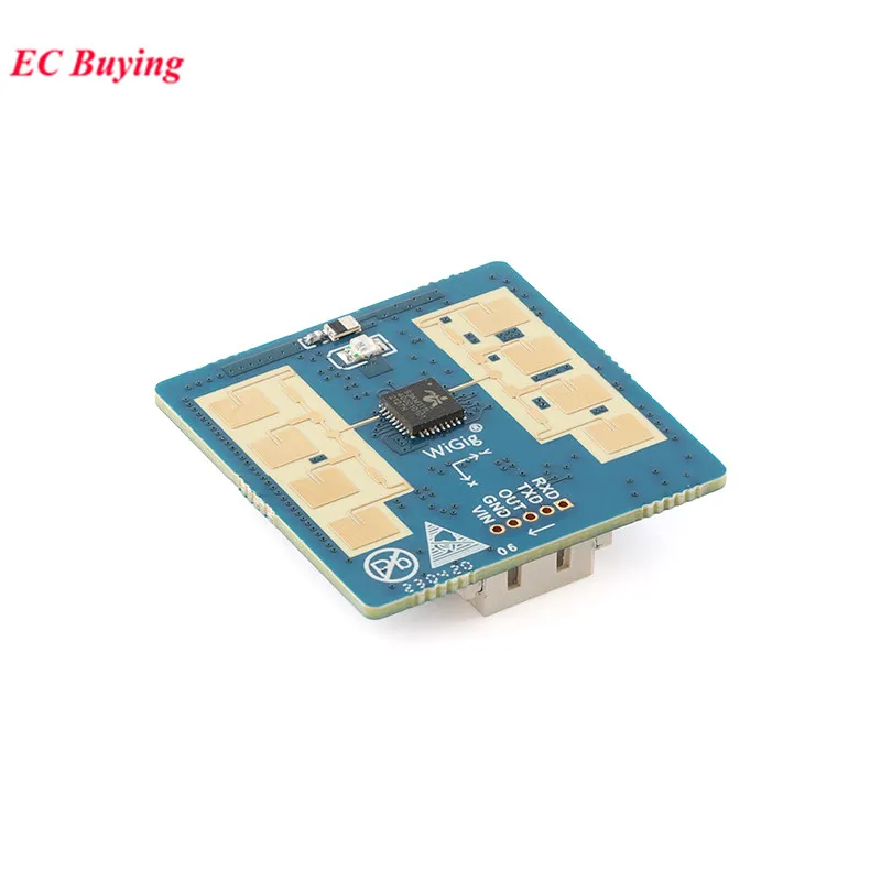 5Pcs/1pc HLK-LD2411S FMCW 2.4G Ranging Radar Module Sensing Human Body Micro 1T1R Motion Mobile Up-regulation Accurate Distance