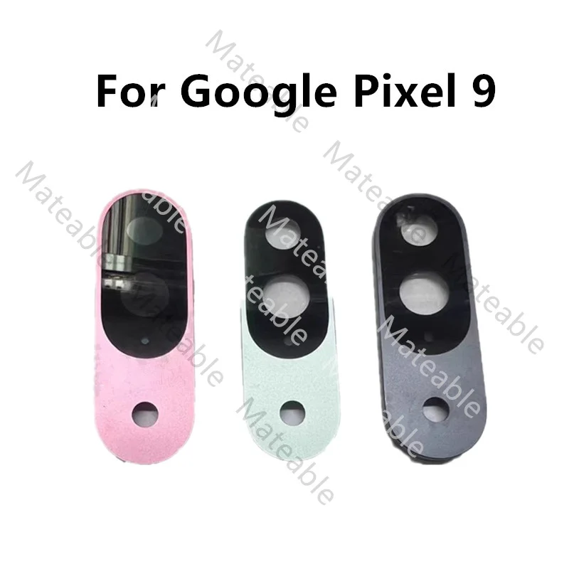 Pixel9 Camera Lens For Google Pixel 9 Camera Frame With Glass Housing Rear Back Lens Cover Repair Parts