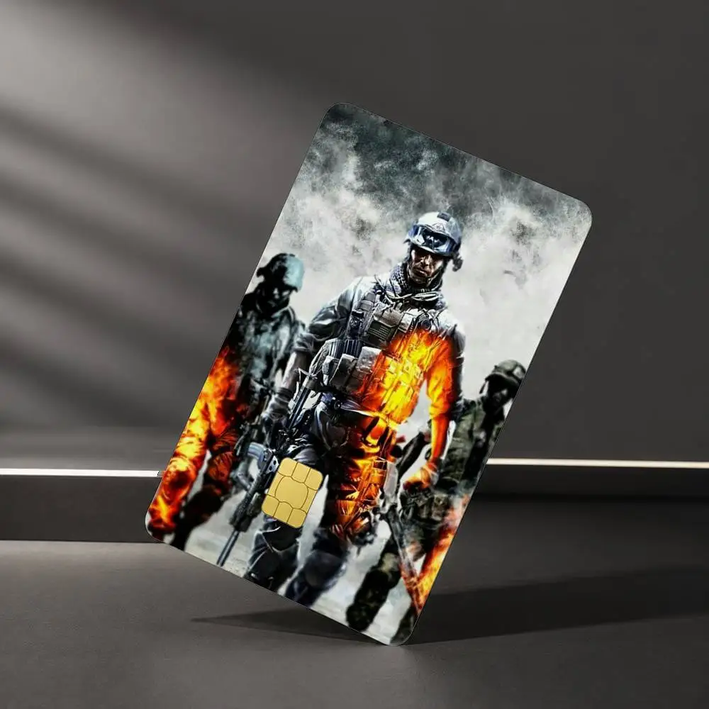 B-BattlefieldS 6 shooting Sticker Film Tape Skin for Credit Card Debit Card Waterproof Stickers
