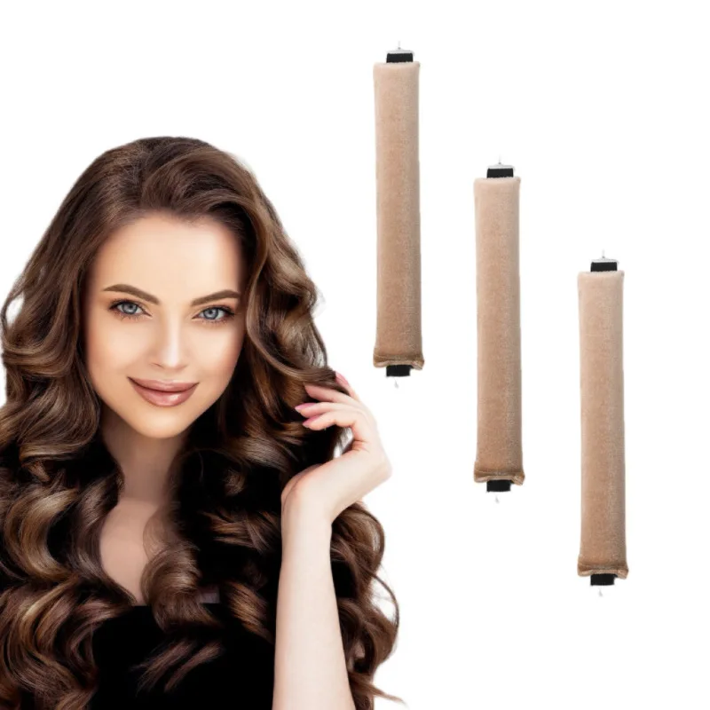 

Heatless Curling Rod Headband Lazy Hair Curlers No Heat Hair Rollers Curls Sleeping Soft Flexi Rods with Hook Hair Styling Tools