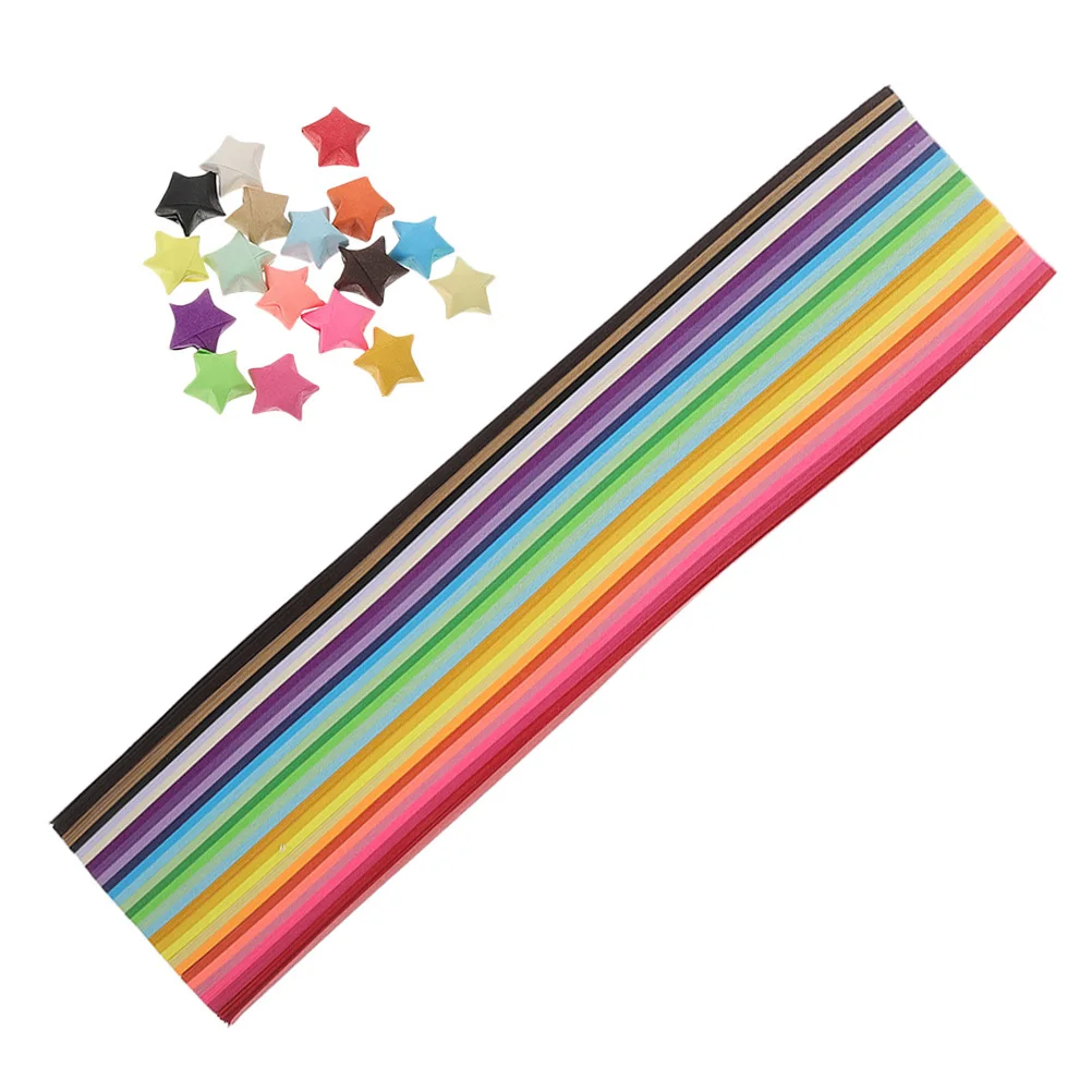 

540pcs Star Origami Strips Colorful Paper Stars For Christmas Holiday Crafts Diy Decorations Paper Strips For Crafts Decorative