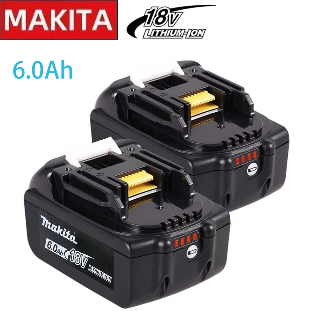 

100% Original Battool Rechargeable 18V 6.0 Li-Ion Battery for Makita BL1830 BL1815 BL1860 BL1840 Replacement Power Tool Battery