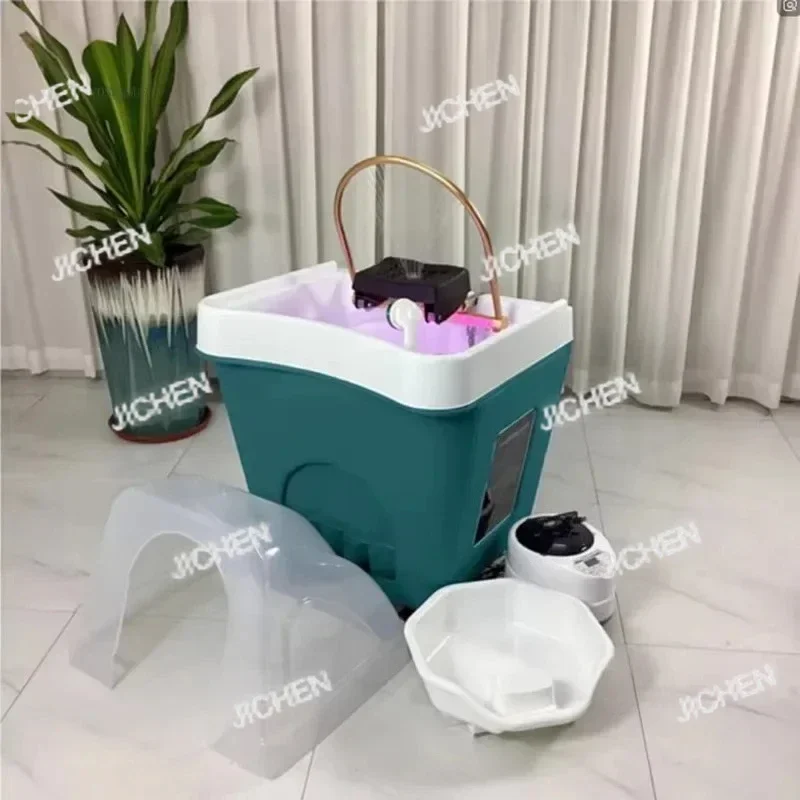 

CSJC Mobile Japanese Head Spa Shampoo Chairs Fumigration Spa Machine Shampoo Basin Beauty Salon Ear Cleaning Water Circulation Z
