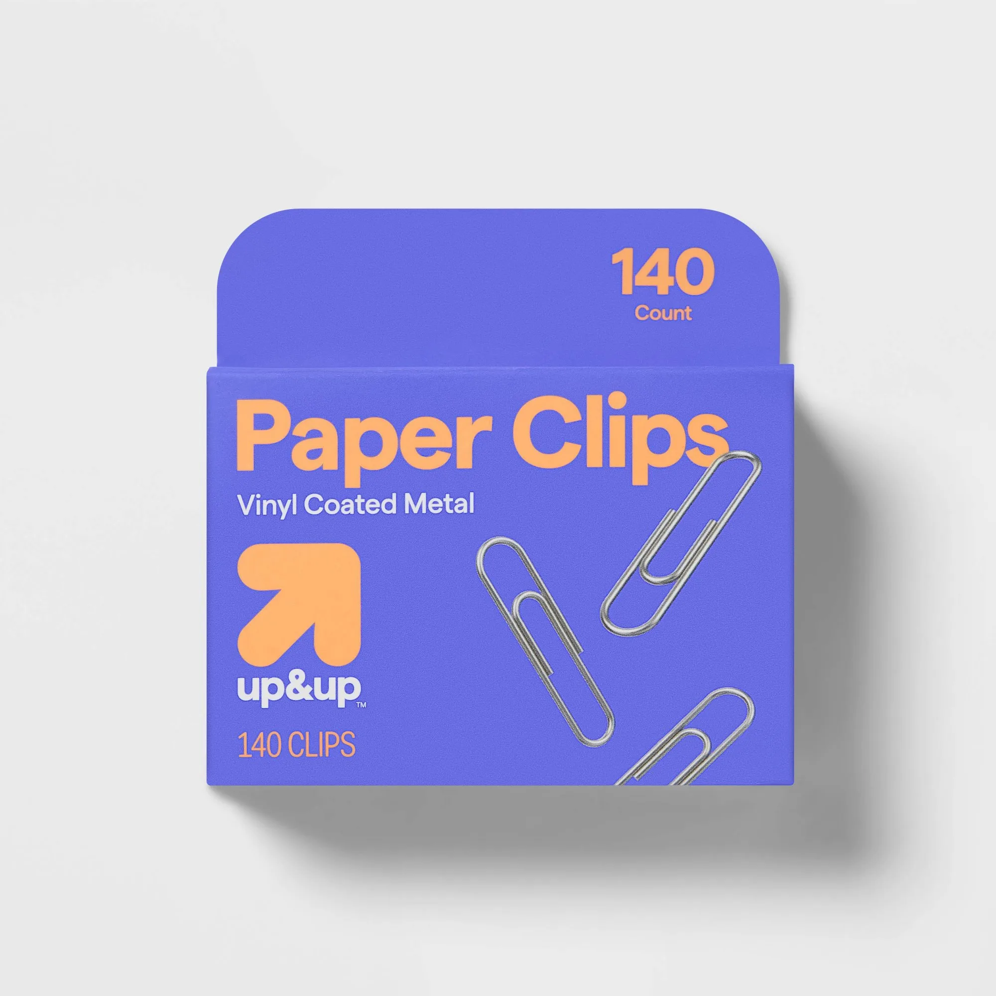 140ct Paper Clips Small: Silver Metal Office Supplies, Clips and Fasteners, 1.15