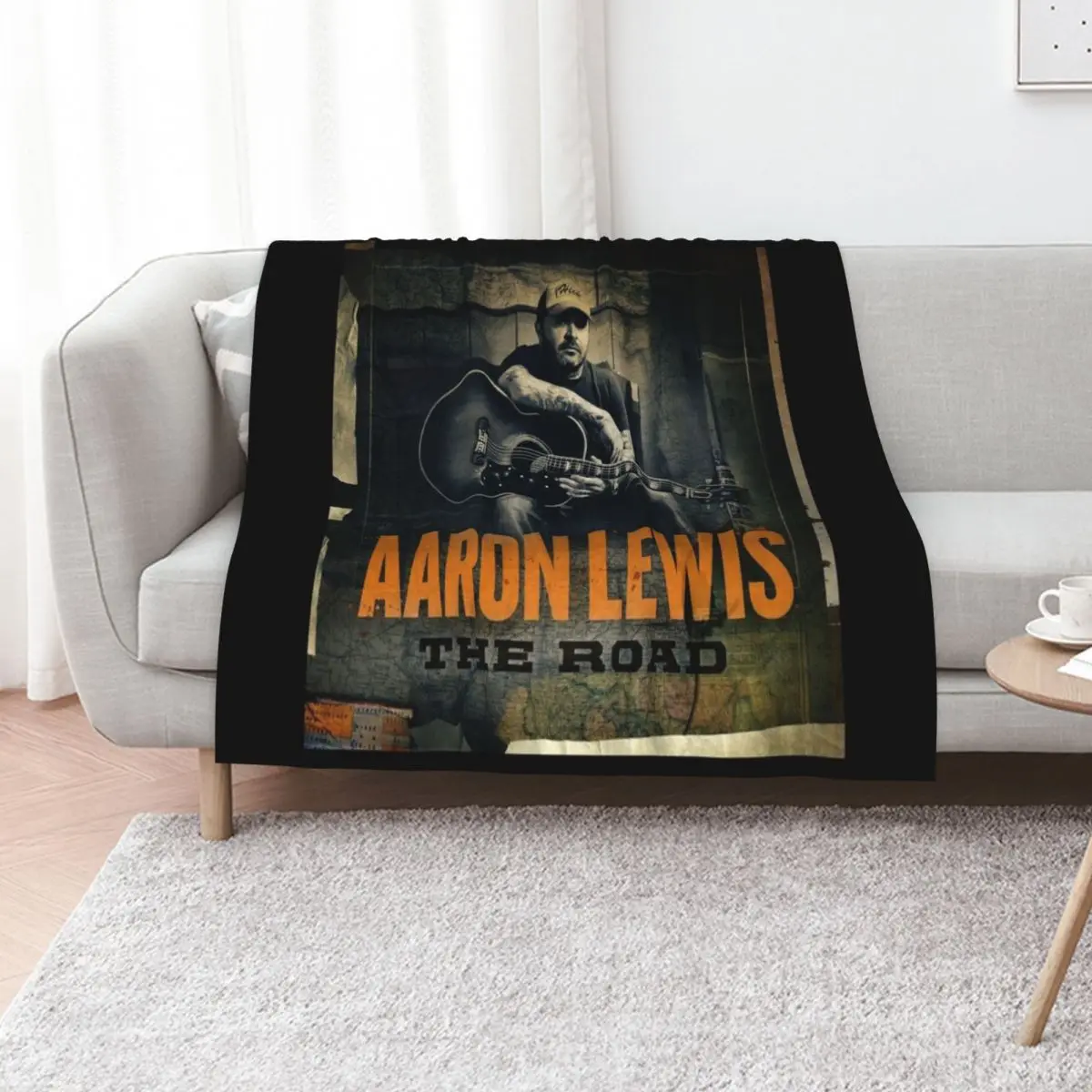 Aaron Lewis The road Throw Blanket Decorative Beds Heavy Decorative Sofa Flannels Luxury Designer Luxury Blankets