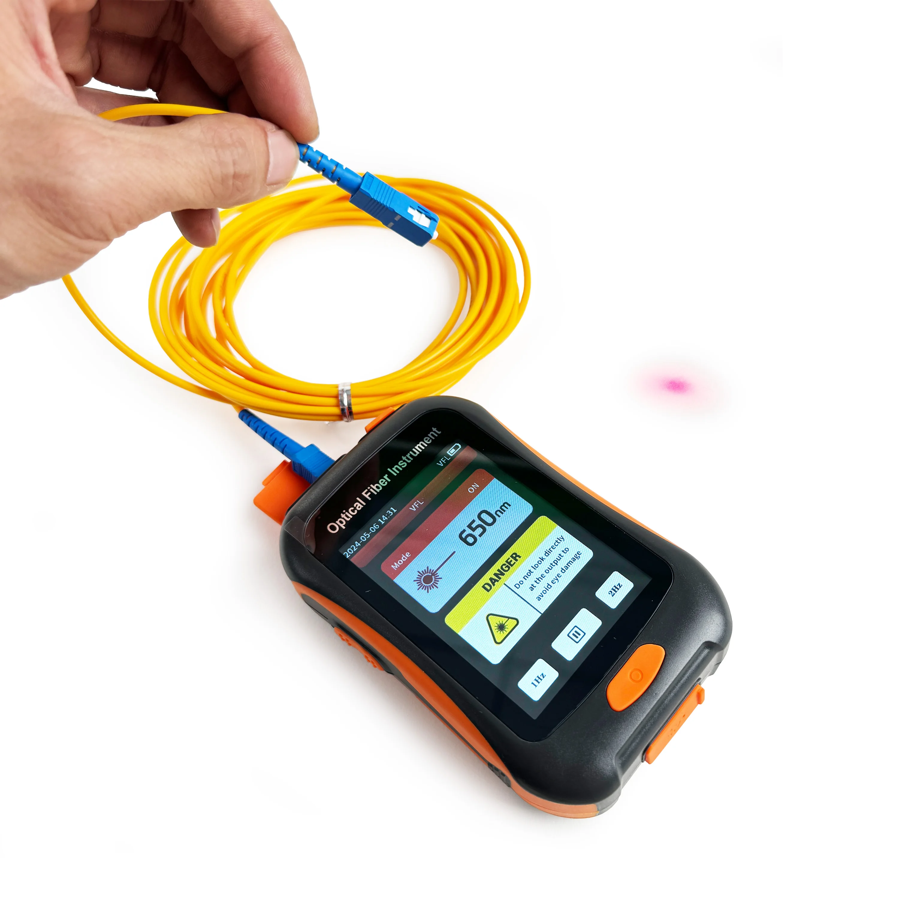 

Mini Optical Time Domain Reflectometer Mini OTDR Fiber Optic Touch Screen With VFL OPM LS Function SM OTDR Fiber Optic Tester