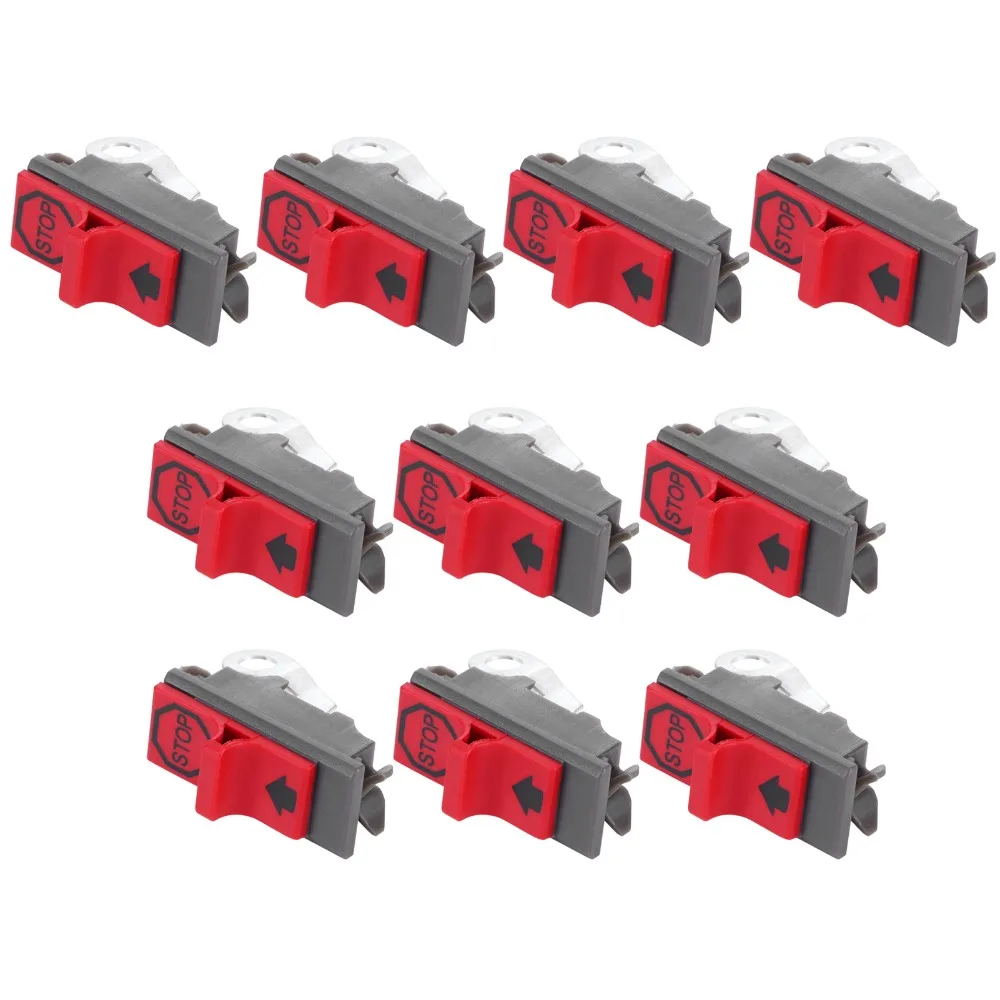10PCS Red On Off Stop Switch Compact Kill Stop Switch for Husqvarna 137 142 36 41 42 136 50 51 55 61 141 266 268 272 281 288