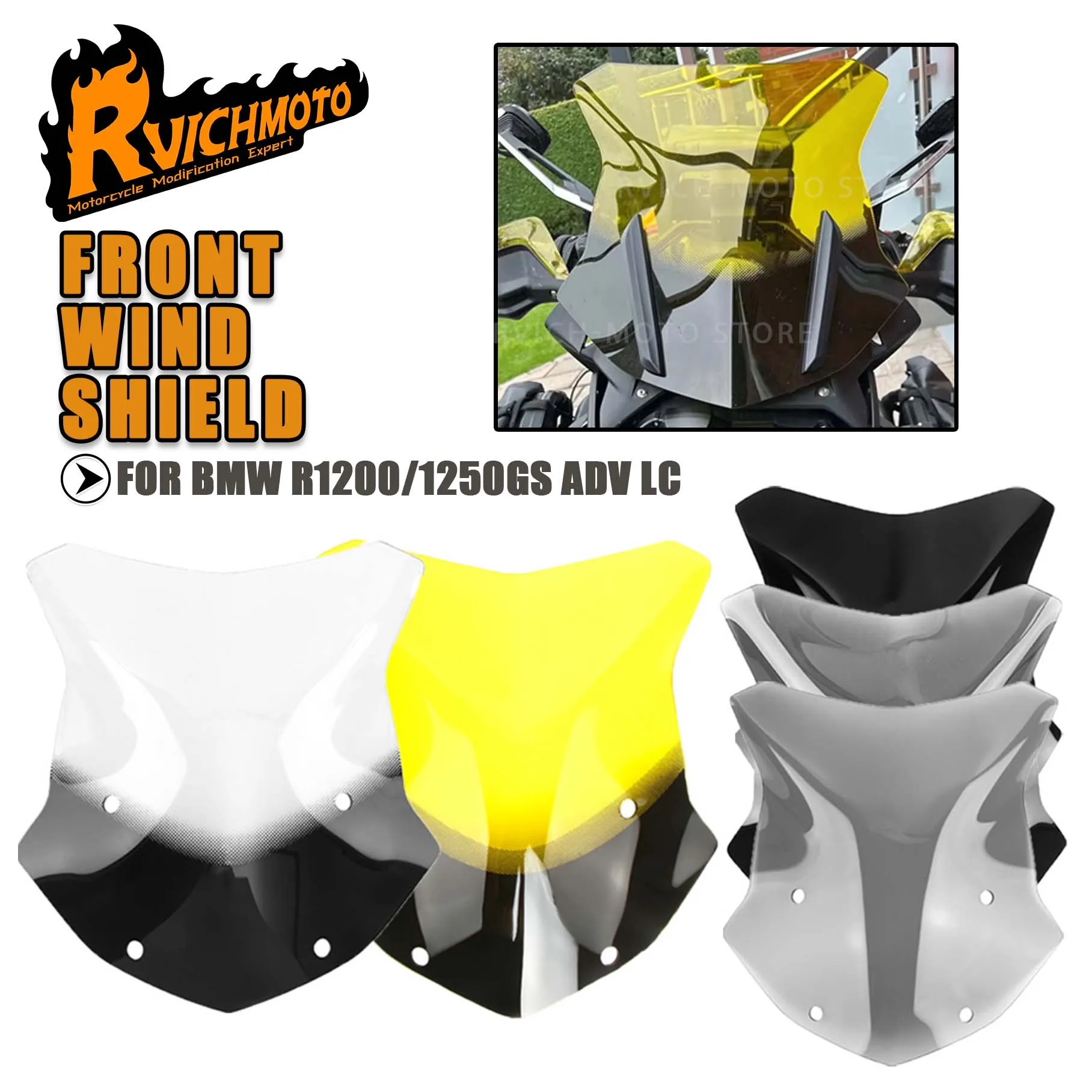 

R 1200 1250 GS лобовое стекло мотоцикла для BMW R1200GS R1250GS ADV Adventure LC ветрозащитный ветрозащитный экран дефлектор