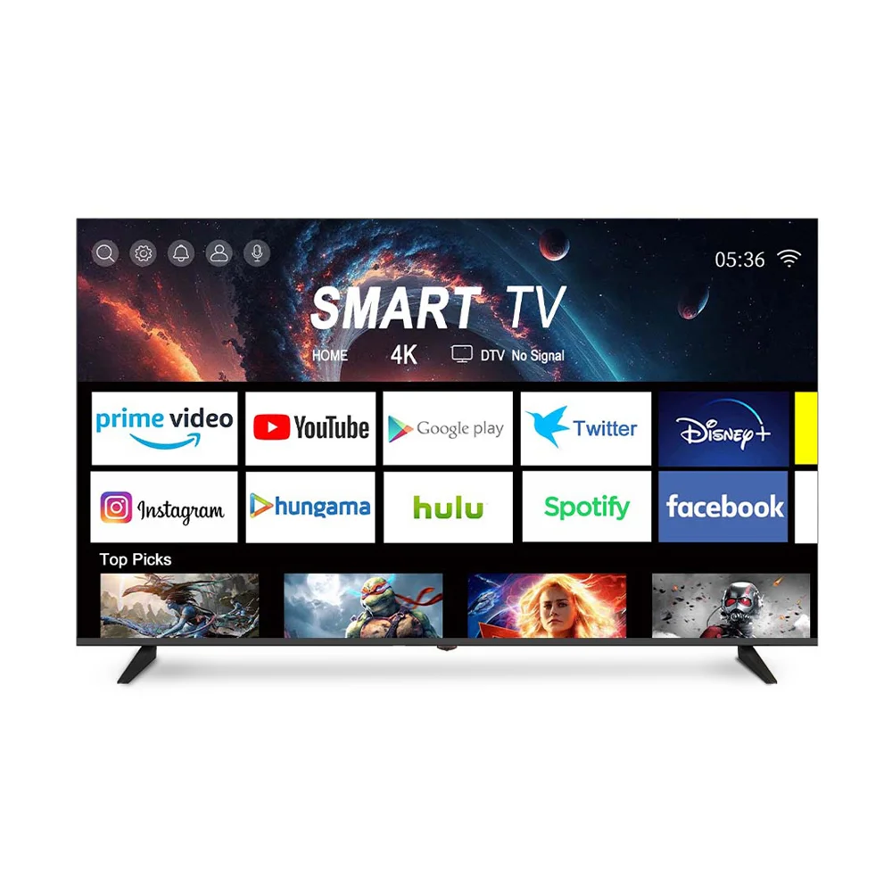 

Заводской OEM 85-дюймовый смарт-светодиодный телевизор безрамный экран 4K с WIFI для отелей