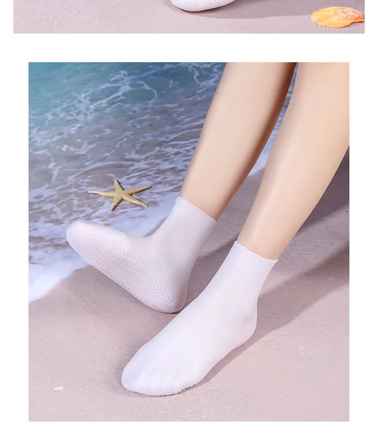 Wassersocken, Silikon-Neoprenanzug-Socken für Schwimmflossen, Froschschuhe, Flossen, rutschfest, weiches Material, Strand, Schnorcheln, Tauchsocken – Detail 20