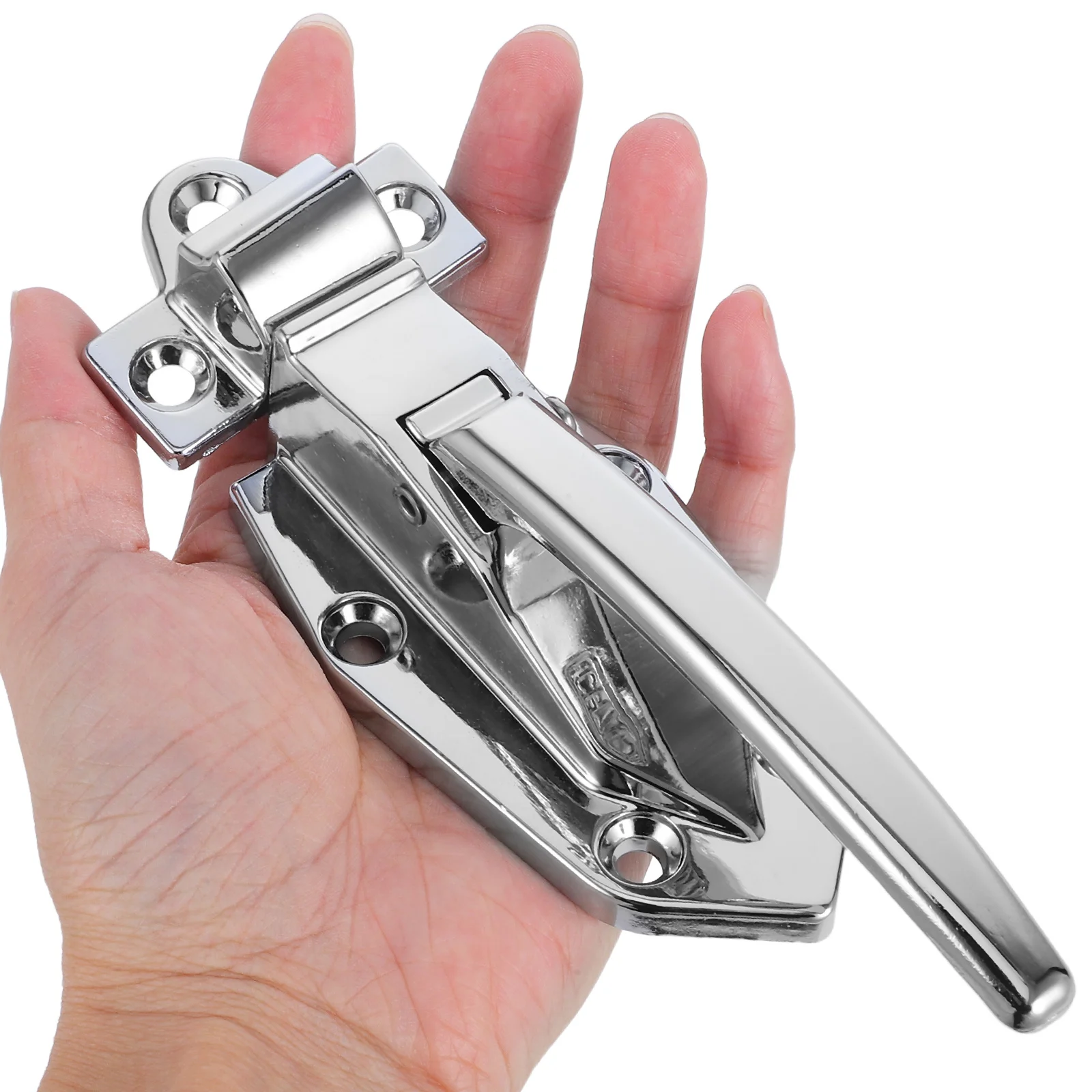 

1Set Heavy Duty Zinc Alloy Oven Door Handle Freezer Door Latch Cooler Steam Cabinet Replacement Hardware Easy Install