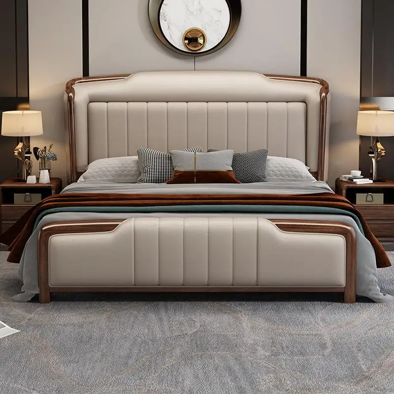 

Classic Princess Beds Beauty Double Japanese European Storage Cheap Aesthetics Beds Minimalist Comfortable Muebles Furniture